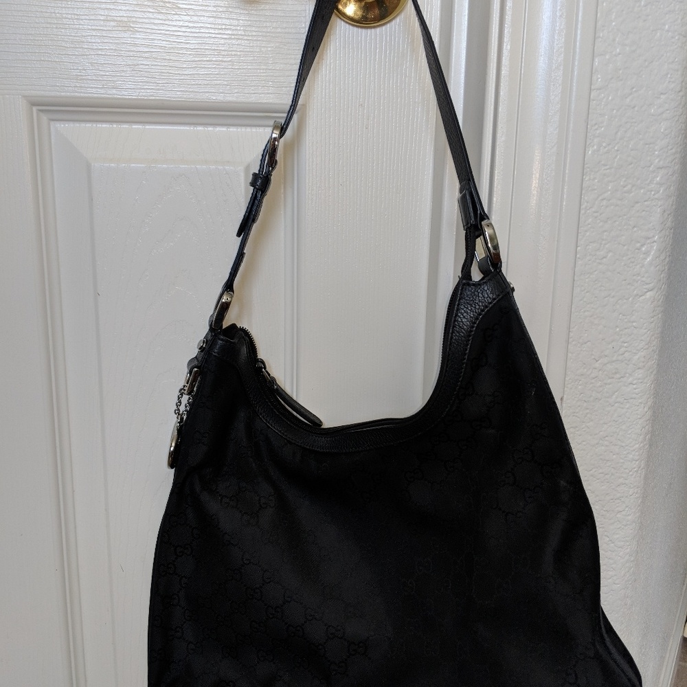 Black Gucci fabric Tote